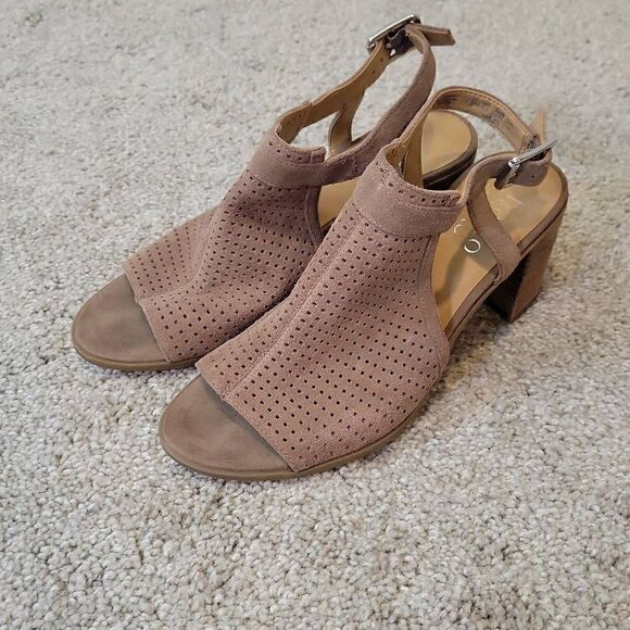 Franco Sarto Women's Harlet Suede Sandal Size 7.5 - Picture 2 of 8